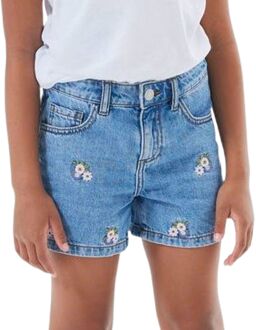 name it Bella Denim Short Meisjes jeans - wit - 140