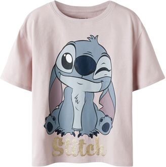 name it Fakun Stitch SS Shirt Meisjes - 146/152