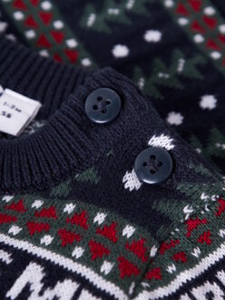 name it gebreide trui Blauw - 1-2M / 58-60cm