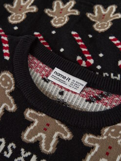 name it Gebreide Trui Zwart