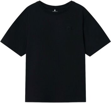 name it Greg Shirt Junior zwart - 134/140