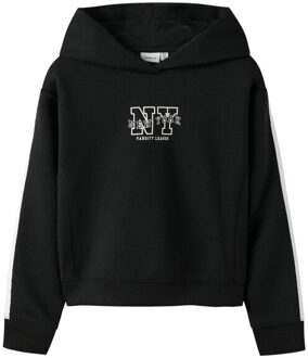 name it Hoodie 13246328 nkfnapes - maat 122/128 Zwart