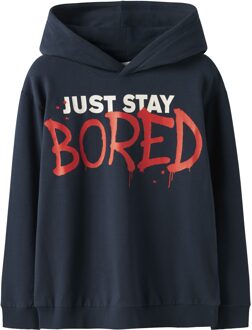 name it Hoodie SAFE BOD donker blauw - 164/14J;116/6J