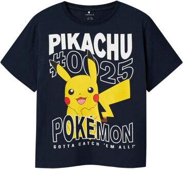 name it Jamish Pokemon SS Shirt Jongens - 158/164