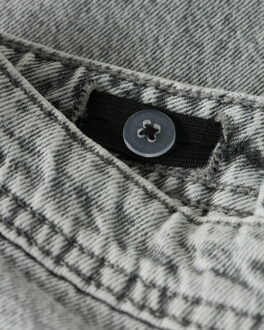 name it Jeans 13248484 nkmryan - maat 152 Houtskool