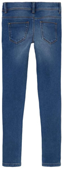 name it Jeans Nkfpolly Medium Blue Denim Blauw - 110