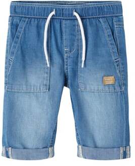 name it Jeans shorts Nmmben Medium Blauw Denim - 104