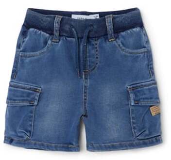 name it Jeans shorts Nmmben Medium Blauw Denim