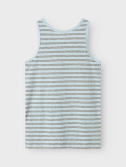 name it Jongens hemd top nkftank gestreept/effen 4-pack multicolor Veelkleurig - 122/128