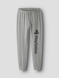 name it Jongens lange pyjama set nkmolympos playstation print Grijs - 146/152