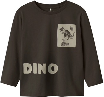 name it jongens longsleeve Bruin - 92