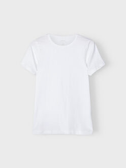 name it Jongens ondershirt nkmt-shirt slim fit 2-pack t-shirt Wit - 158/164