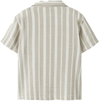 name it jongens overhemd Taupe - 146-152