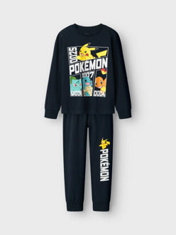 name it Jongens pyjama set nkmdamien pokemon Blauw - 110/116