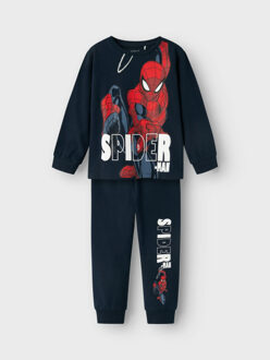 name it Jongens pyjama set nmmalfred spiderman - maat 86/92 Blauw