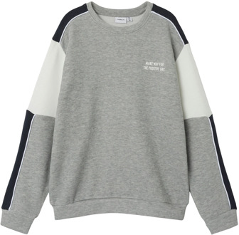 name it jongens sweater Grijs - 98