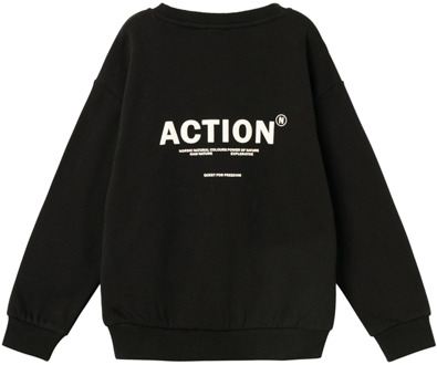 name it jongens sweater Zwart - 158-164