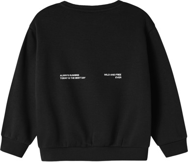 name it jongens sweater Zwart - 98