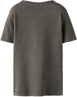 name it jongens t-shirt Antracite - 80