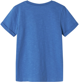 name it jongens t-shirt Blauw - 116