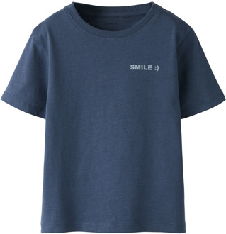 name it jongens t-shirt Blauw - 80