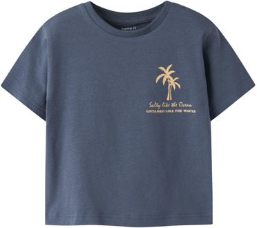 name it jongens t-shirt Blauw - 86