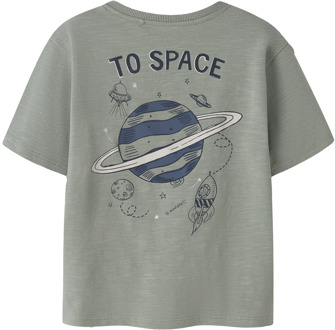 name it jongens t-shirt Geel - 80