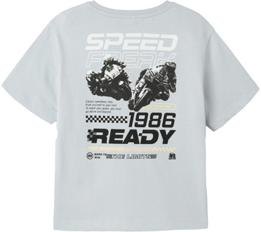 name it jongens t-shirt Grijs - 122-128