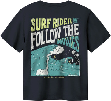 name it jongens t-shirt Marine - 116