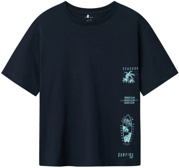 name it jongens t-shirt Marine - 122-128