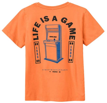 name it jongens t-shirt Oranje - 116