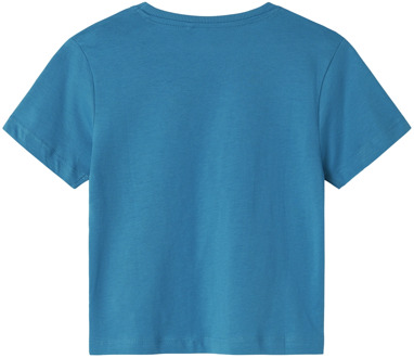 name it jongens t-shirt Turquoise - 80
