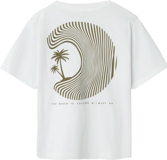 name it jongens t-shirt Wit - 116