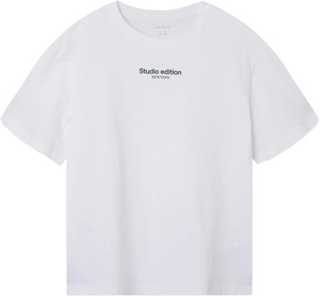 name it jongens t-shirt Wit - 122-128