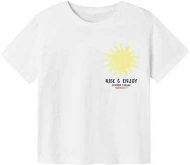 name it jongens t-shirt Wit - 122-128
