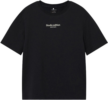 name it jongens t-shirt Zwart - 146-152