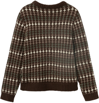 name it jongens trui Donker bruin - 134-140