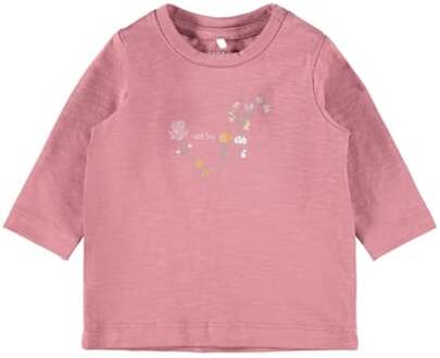 name it Lange Mouw Shirt Nbflonny Deco Rose Roze/lichtroze - 62