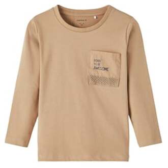 name it Lange Mouw Shirt Nmmnaop Affogat Beige - 104