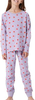 name it Lavender Hearts Pyjama Meisjes - 158/164