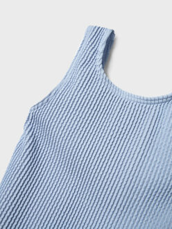 name it Meisjes badpak nkfziba gestreept Lichtblauw - 122/128