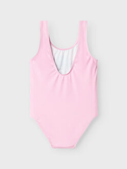 name it Meisjes badpak nmfmodina stitch ronde hals Roze - 86/92