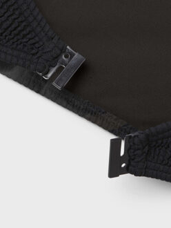 name it Meisjes bikini set nkfziba gestreept met kliksluiting Zwart - 122/128