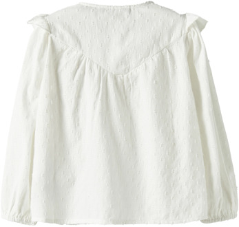 name it meisjes blouse Wit - 116