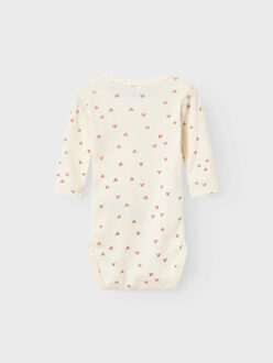 name it Meisjes bodysuits nbfbody hartjes 2-pack - maat 68 Veelkleurig