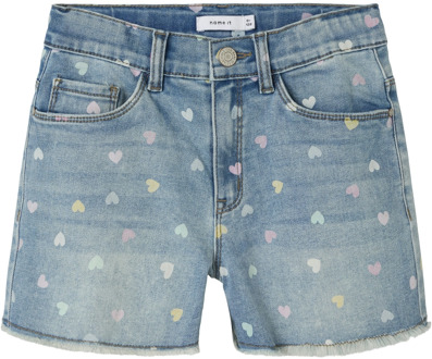 name it meisjes korte broek Medium denim - 146