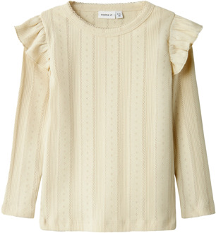 name it meisjes longsleeve Zand - 98