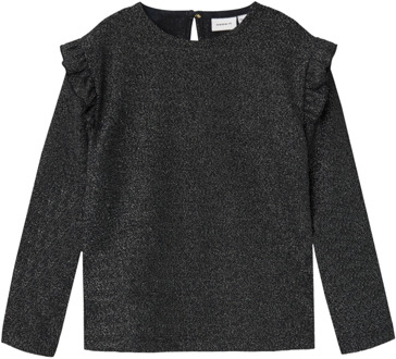 name it meisjes longsleeve Zwart - 122-128