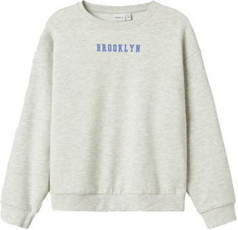 name it meisjes sweater Grijs - 134-140