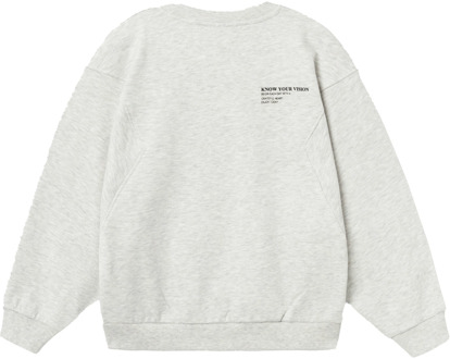 name it meisjes sweater Grijs melee - 116